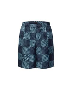 LV Damier Silk Shorts