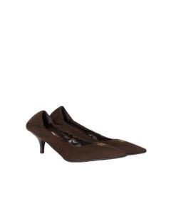 MIU MIU Ruches suede pumps