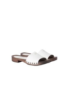 MIU MIU Patent leather clogs
