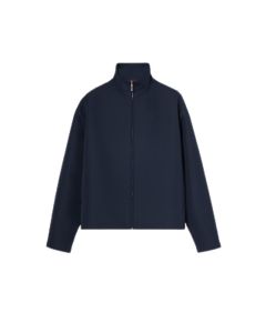 Gucci Wool acetate zip jacket with embroidery