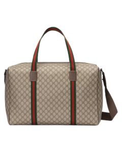 Gucci Large duffle bag with Web