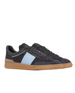 Valentino UPVILLAGE LOW TOP SNEAKER IN SPLIT LEATHER AND CALFSKIN NAPPA LEATHER