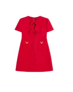Valentino CREPE COUTURE SHORT DRESS