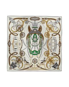 Hermès Stately Wheels scarf 90