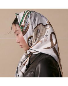 Hermès Stately Wheels scarf 90