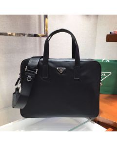 Prada Re-Nylon and Saffiano leather briefcase