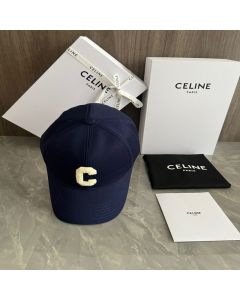 Celine initial baseball cap in cotton
