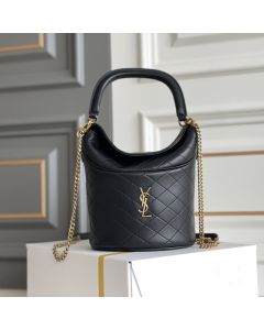 YSL GABY bucket bag in lambskin