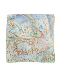 Hermès Les Folies du Faubourg scarf 90