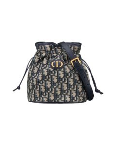 Dior 30 Montaigne Mini Bucket Bag with Drawstring