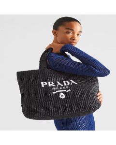 Prada Crochet tote bag