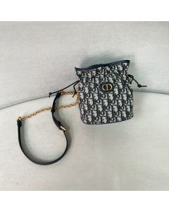 Dior 30 Montaigne Mini Bucket Bag with Drawstring