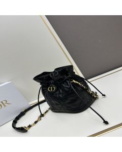 Dior Miss Caro Mini Bucket Bag with Drawstring