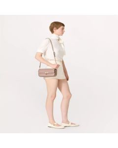 VALENTINO GARAVANI ROCKSTUD GRAINY CALFSKIN SHOULDER BAG