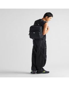 Prada Re-Nylon and Saffiano leather backpack