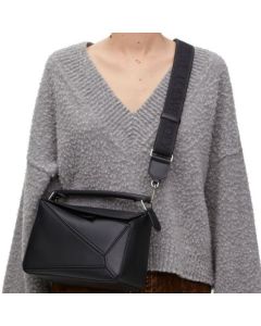 LOEWE Small Puzzle bag in satin calfskin