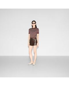 Gucci Reversible GG wool jacquard top
