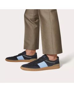 Valentino UPVILLAGE LOW TOP SNEAKER IN SPLIT LEATHER AND CALFSKIN NAPPA LEATHER