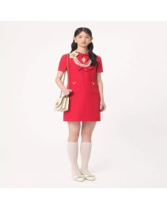 Valentino CREPE COUTURE SHORT DRESS