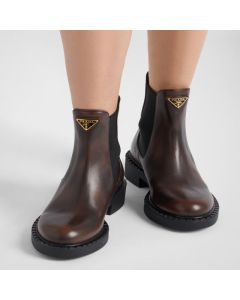 Prada Leather Chelsea boots
