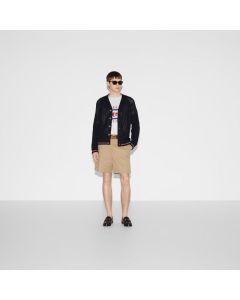 Gucci Ajour cotton knit cardigan with Web