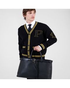 Prada Wool and cashmere cardigan with patches