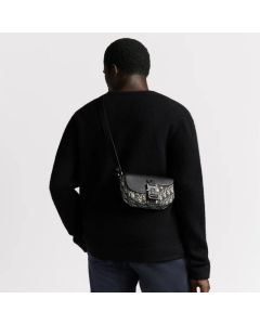 Dior Mini Saddle Messenger Bag with Flap