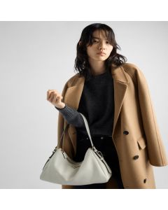 Prada Aimée large leather shoulder bag