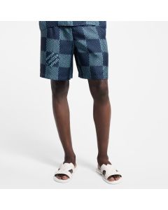 LV Damier Silk Shorts