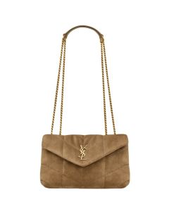 YSL Toy PUFFER in suede