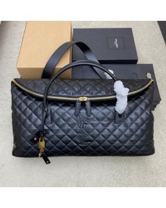 YSL ES GIANT TRAVEL BAG IN QUILTED LEATHER