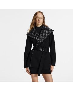 LV Belted Short Wrap Pea Coat