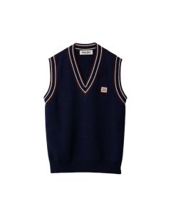 MIU MIU Wool and cashmere knit vest