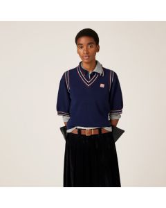 MIU MIU Wool and cashmere knit vest