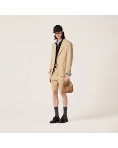 MIU MIU Wander matelassé nappa leather hobo bag