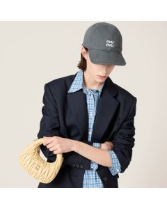 MIU MIU Wander matelassé nappa leather hobo mini-bag