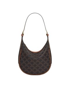 Celine SMALL HELOÏSE BAG CUIR TRIOMPHE IN TRIOMPHE CANVAS & CALFSKIN