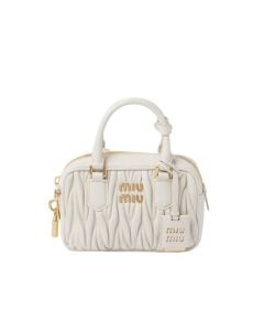 MIU MIU Arcadie matelassé nappa leather bag