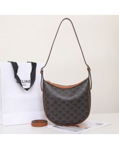 Celine SMALL HELOÏSE BAG CUIR TRIOMPHE IN TRIOMPHE CANVAS & CALFSKIN