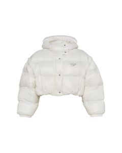 Prada Re-Nylon convertible cropped down jacket