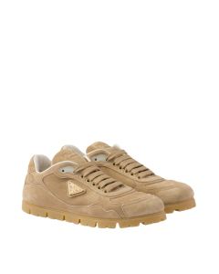 Prada Trail faded suede sneakers