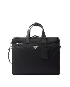 Prada Re-Nylon and Saffiano leather briefcase