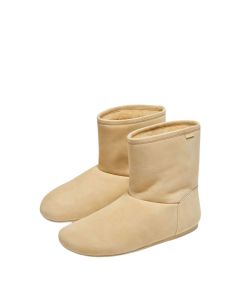 LOEWE Lago boot in suede and shearling