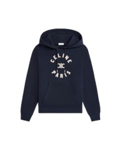 Celine Triomphe hoodie in cotton fleece