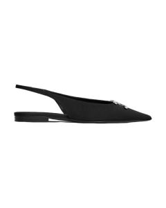 CELINE ALMA TRIOMPHE FLAT SLINGBACK in GROS-GRAIN