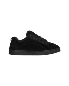CELINE HUNTINGTON LOW LACE-UP SNEAKER in SUEDE CALFSKIN AND MESH