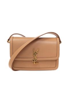 YSL SOLFERINO MEDIUM SATCHEL IN VEGETABLE-TANNED LEATHER