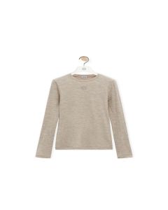 LOEWE Long sleeve top in stretch wool