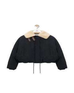 LOEWE Puffer jacket in technical cotton blend