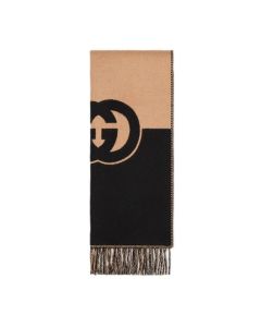 Gucci Wool with Interlocking G scarf